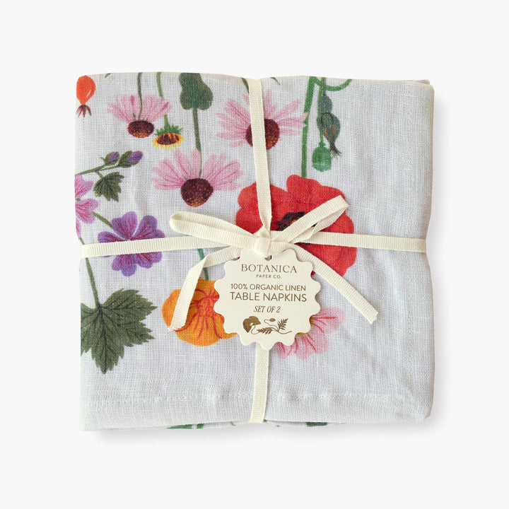 Botanist Linen Table Napkins