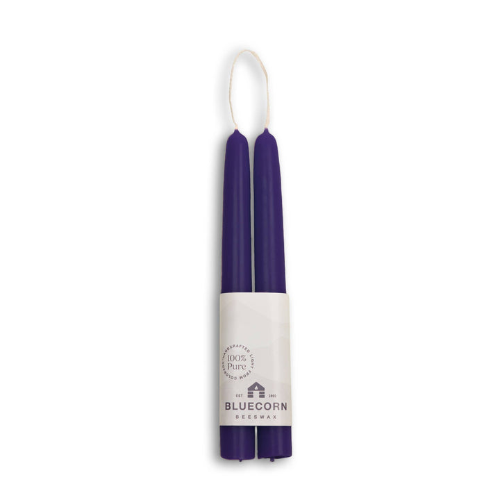 Sky Blue Beeswax Tapers, 3 Sizes