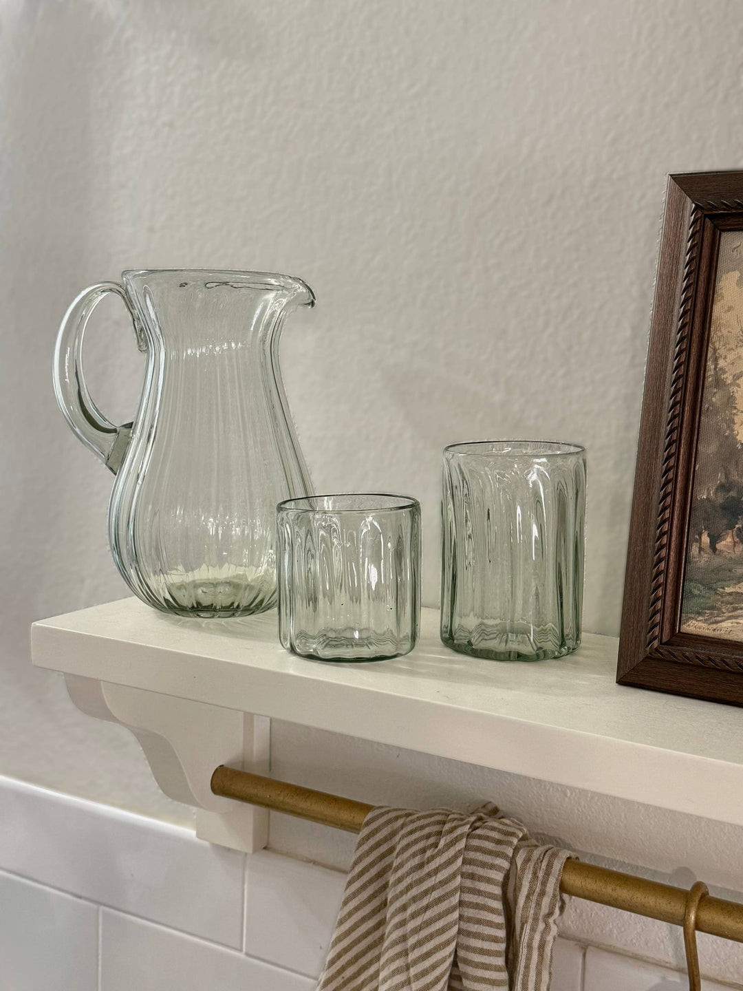 Handblown Fluted Tumbler, 2 Sizes