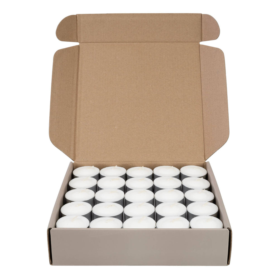 Unfragranced Tealight Candles- 50pc Box