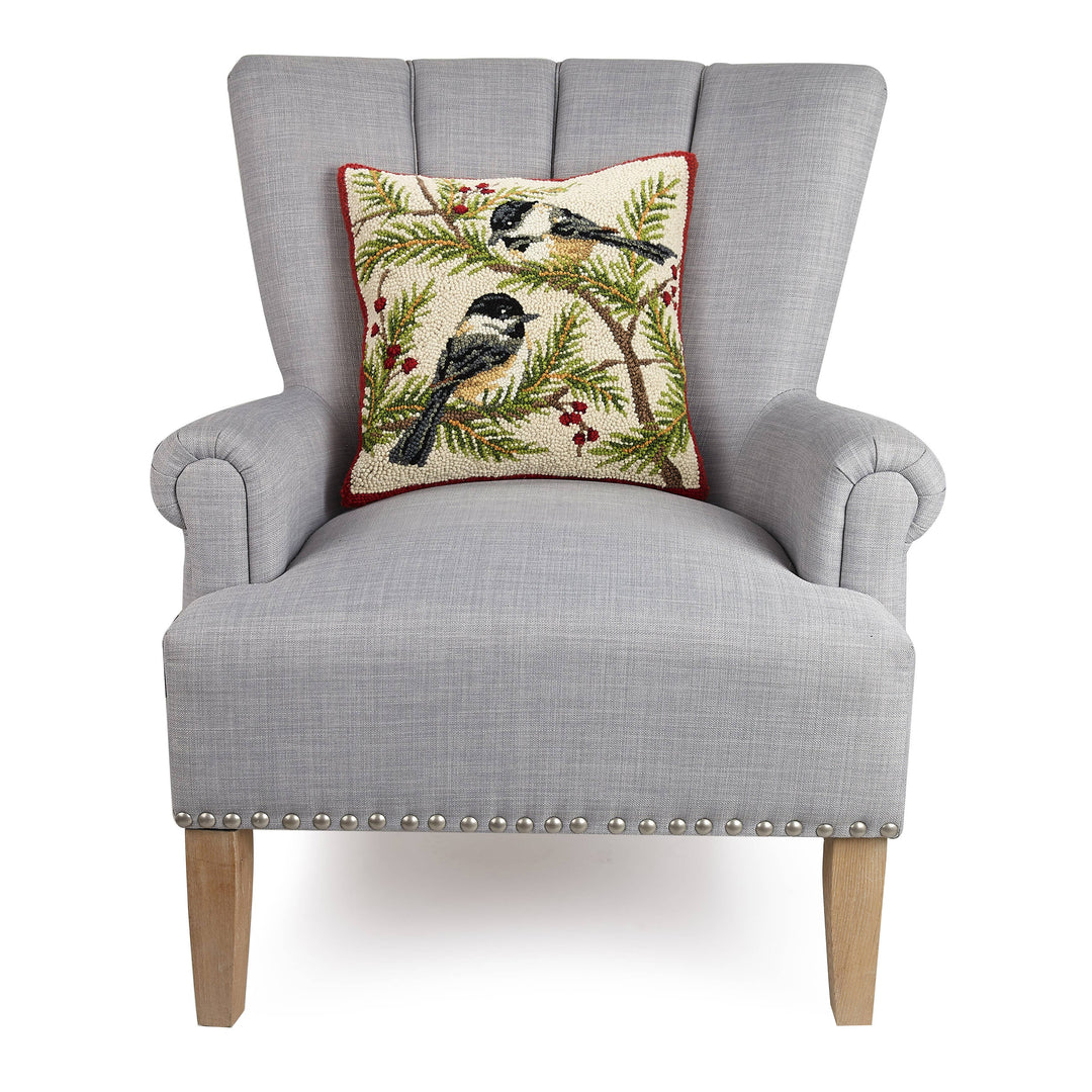 Chickadees Hook Pillow