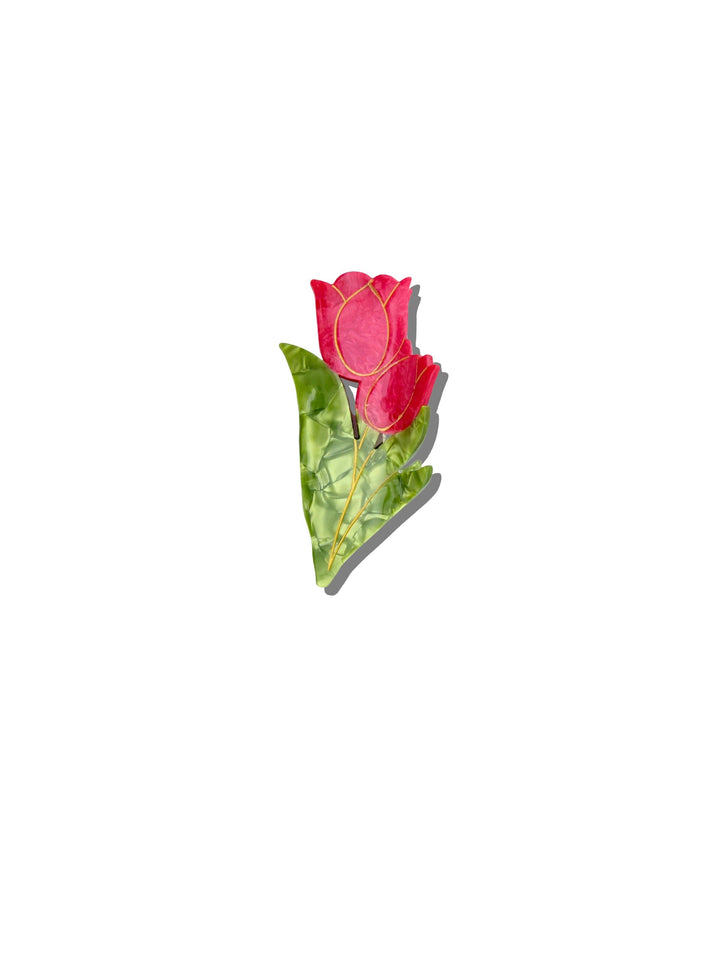 Vintage Tulips Claw Clip, 2 Colors