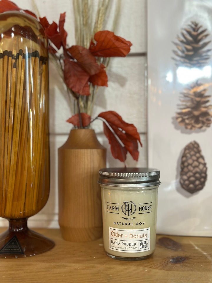 Cider + Donuts Soy Candle | Made in Lake Leelanau, MI
