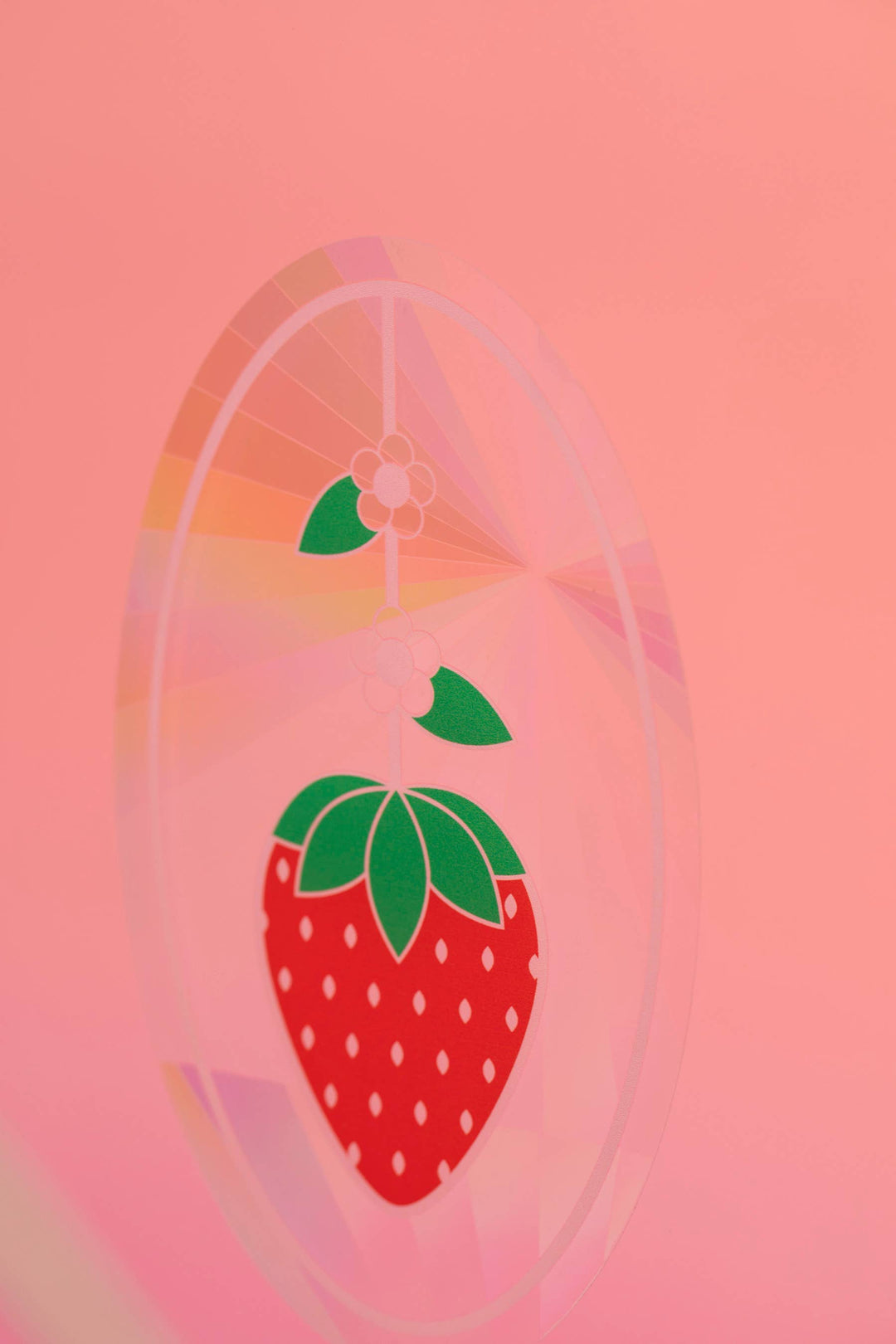 Sun Catcher Decal -Strawberry