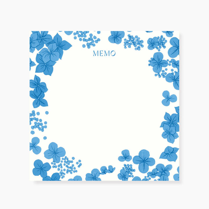 Hydrangea Block Notepad