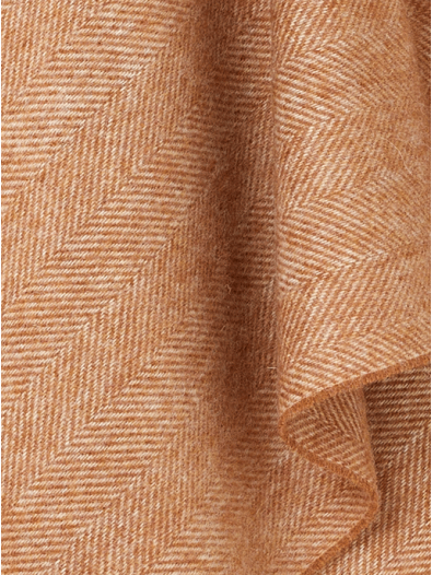 Herringbone 100% British Wool Range Throw, 2 Colors