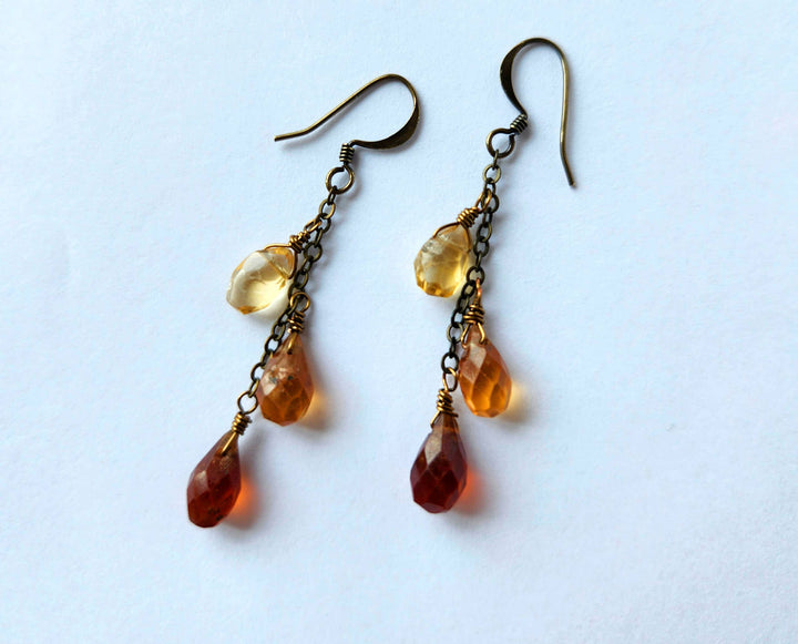 Desert Sunset Cluster Earrings