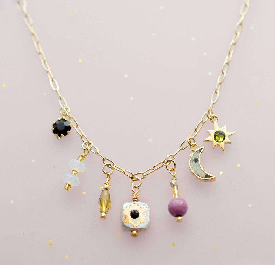 Floret Dainty Charm Necklace