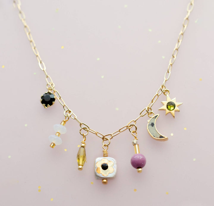 Floret Dainty Charm Necklace