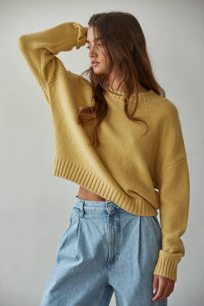 Knit Sweater Long Sleeve Pullover