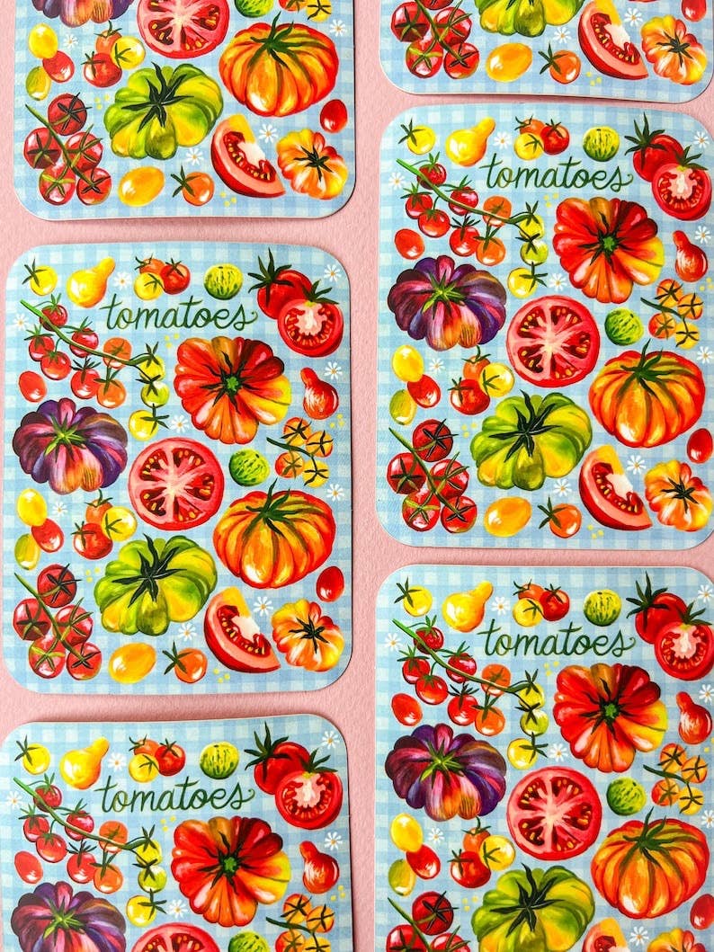 Tomato Sticker Rwards Tomatoes Sticker – Poppy Things