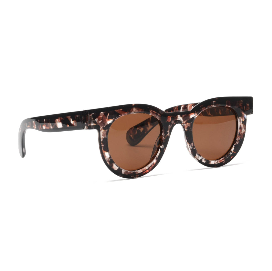 Milo | Polarized Sunglasses | Crackled Brown