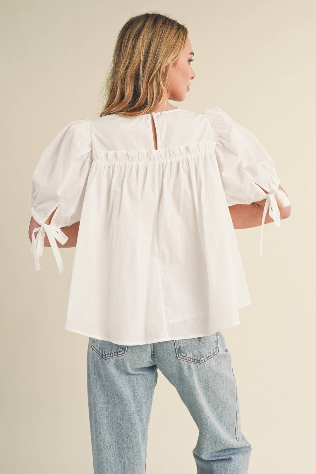 Tiered Puff Sleeve Top