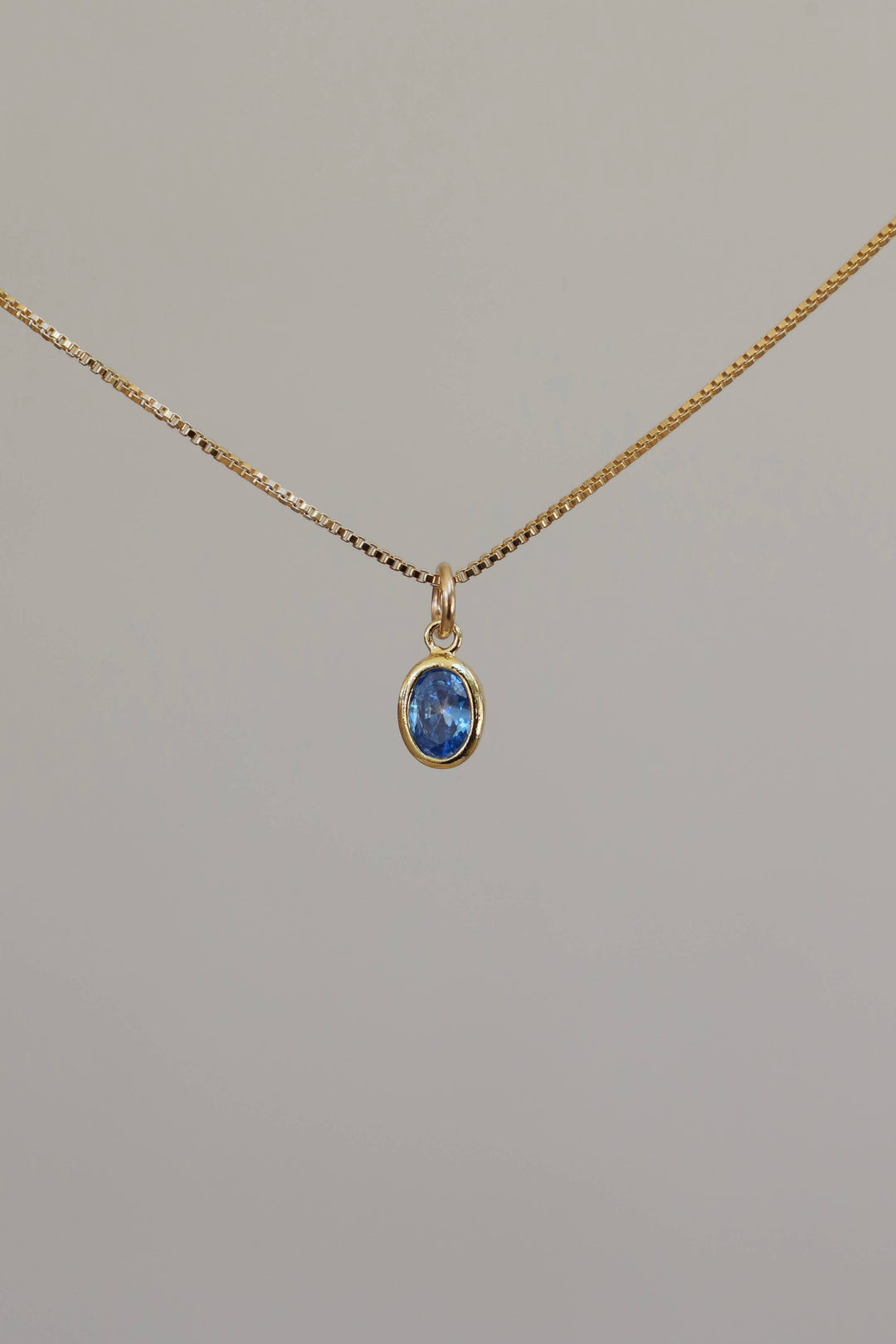 Oval Birthstone Charm