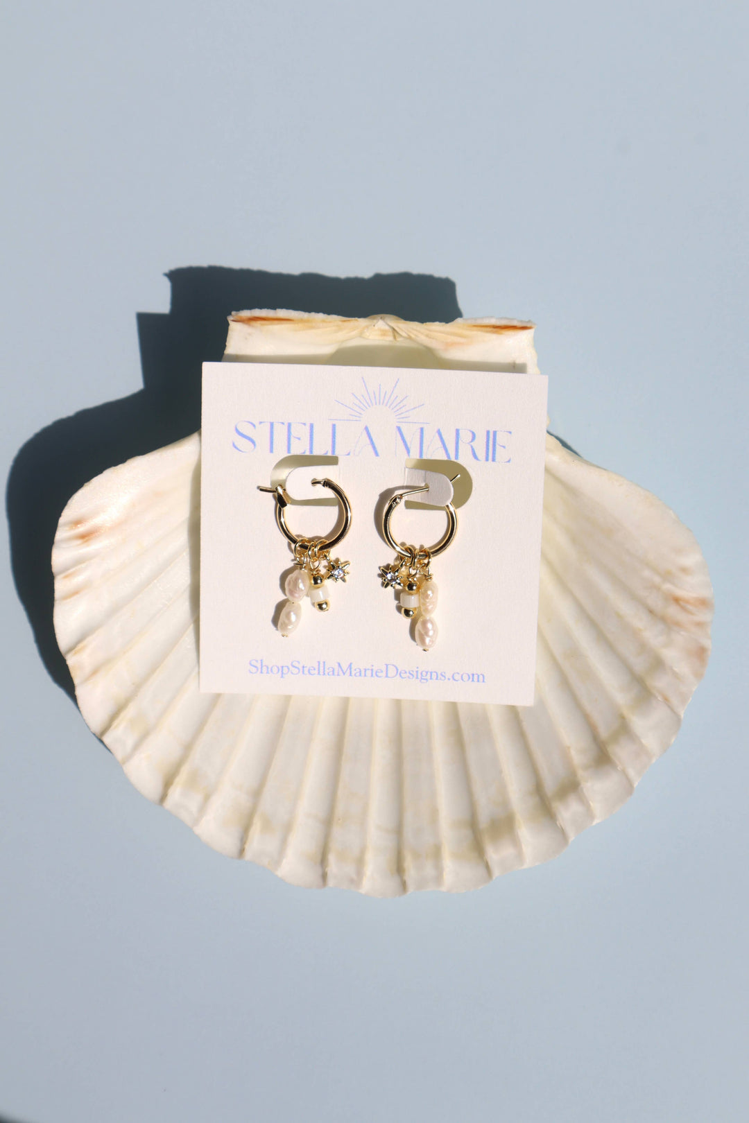 Coastal Blue Charm Earrings