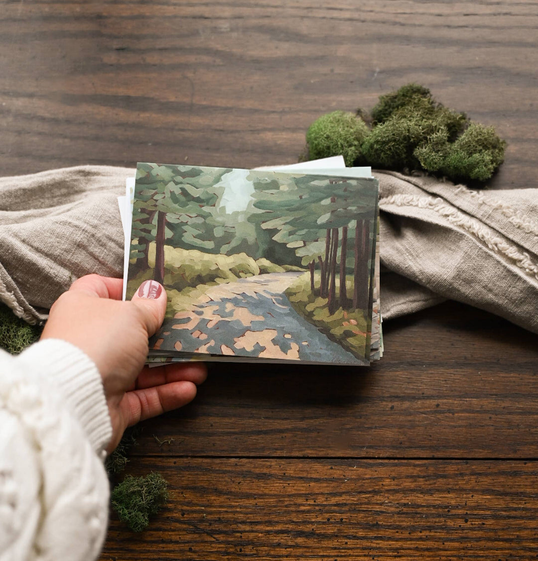 Single Note Cards, 4 Styles
