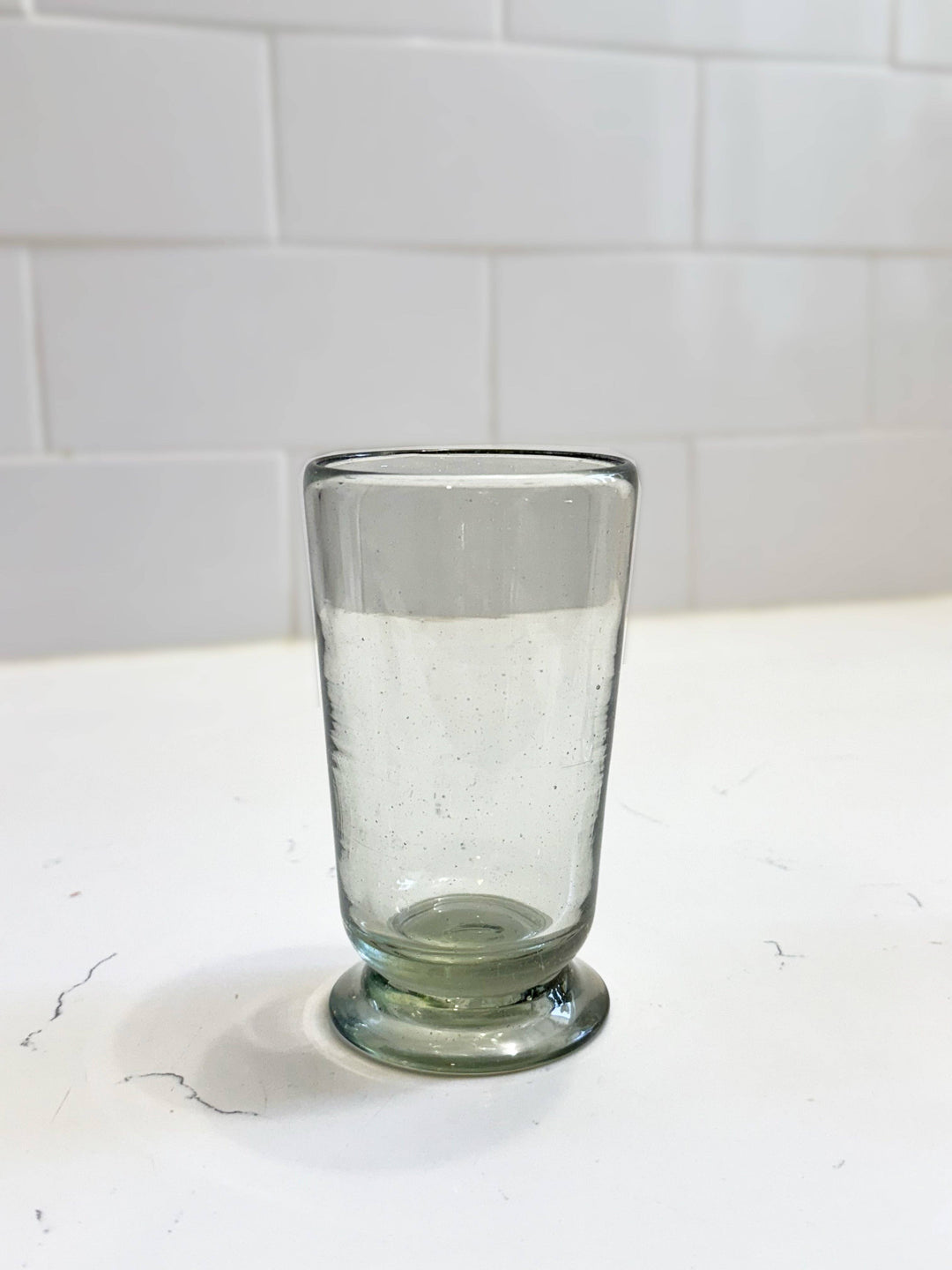 Handblown Footed Glass, 2 Sizes