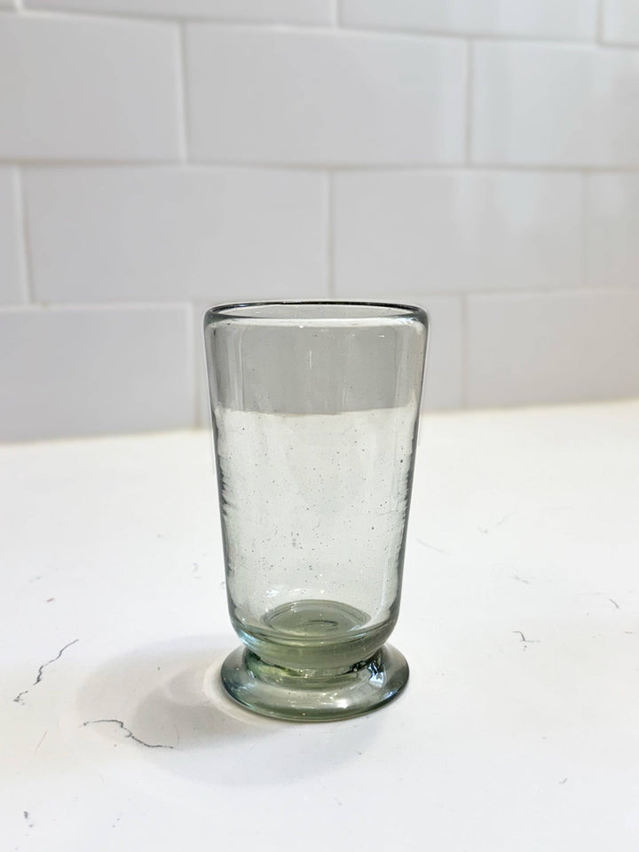 Handblown Footed Glass, 2 Sizes