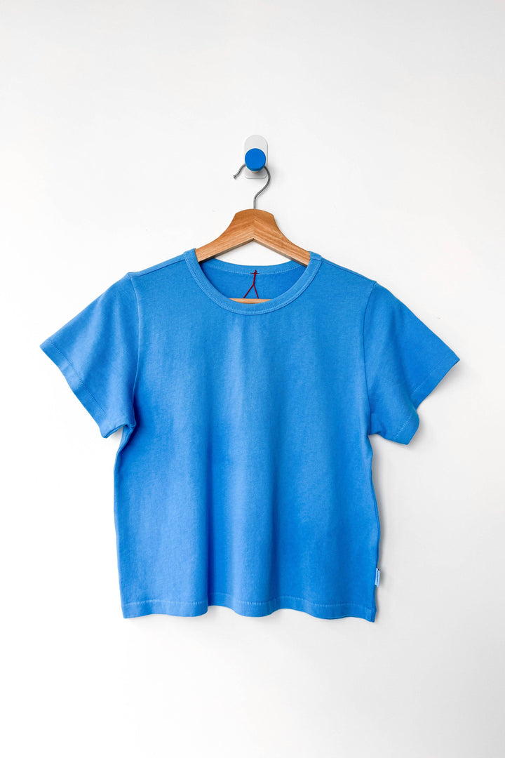 The Little Boy Tee in Coastal Blue