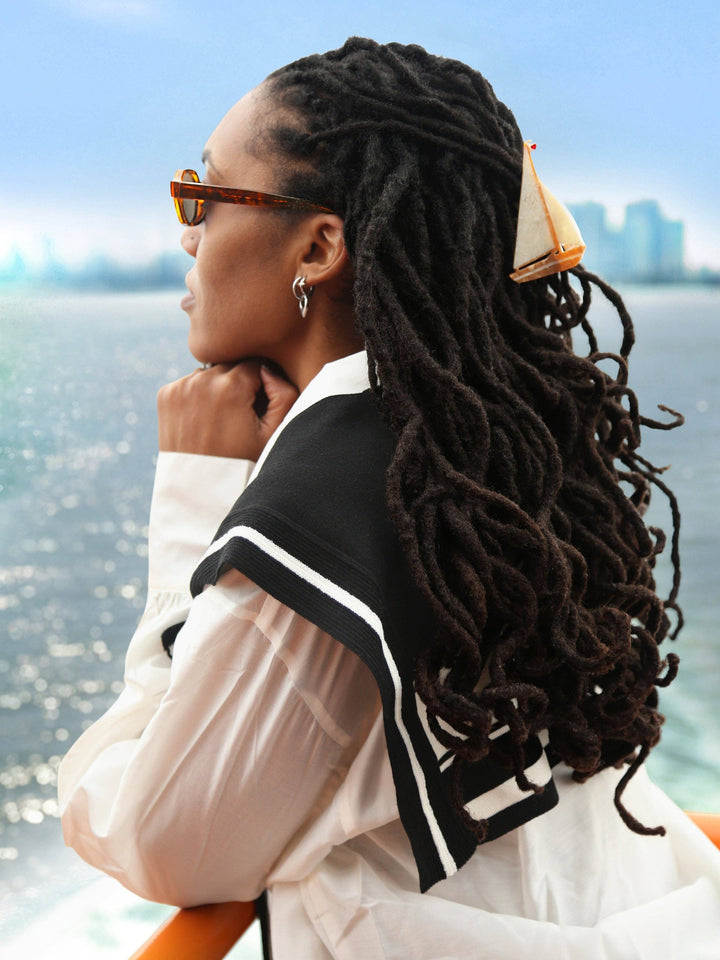 Sailboat Hair Clip, 2 Colors