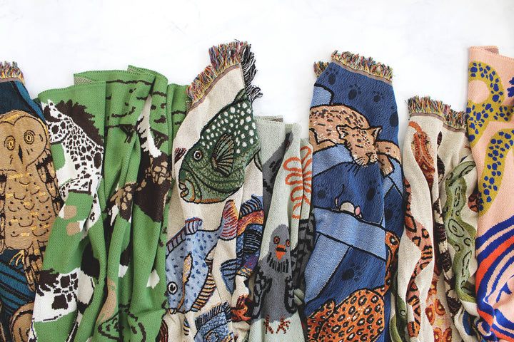 Go Fish Tapestry Blanket 