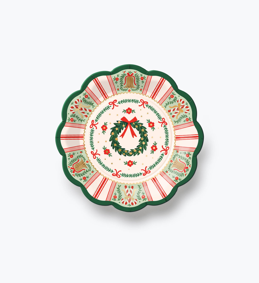 Holly Jolly Small Paper Plates