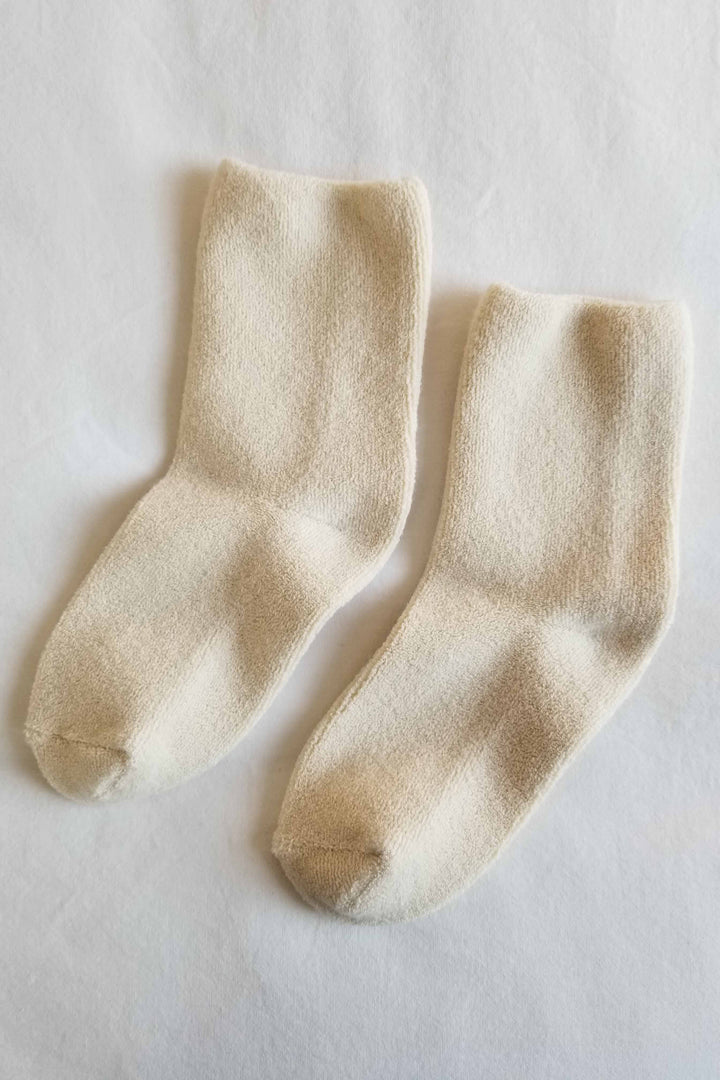 Cloud Socks in Ecru