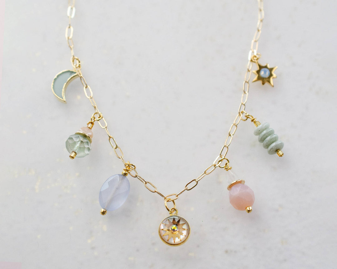 Zodiac Air Charm Sign Necklace