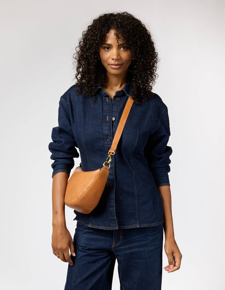 Leo Midi, Wild Oak Soft Grain Leather