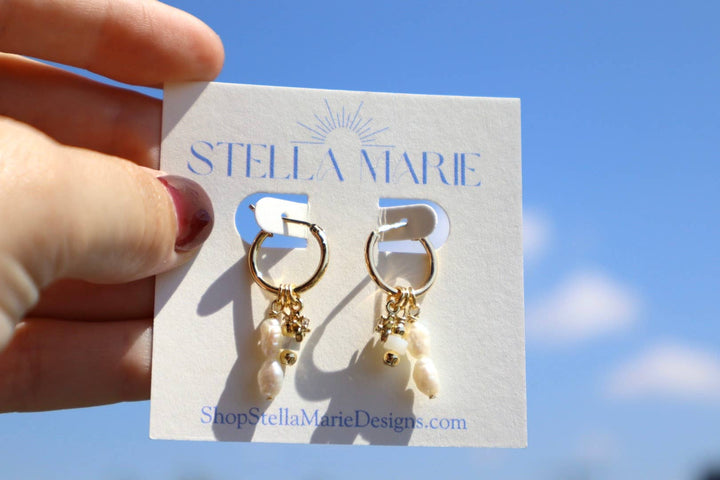 Coastal Blue Charm Earrings
