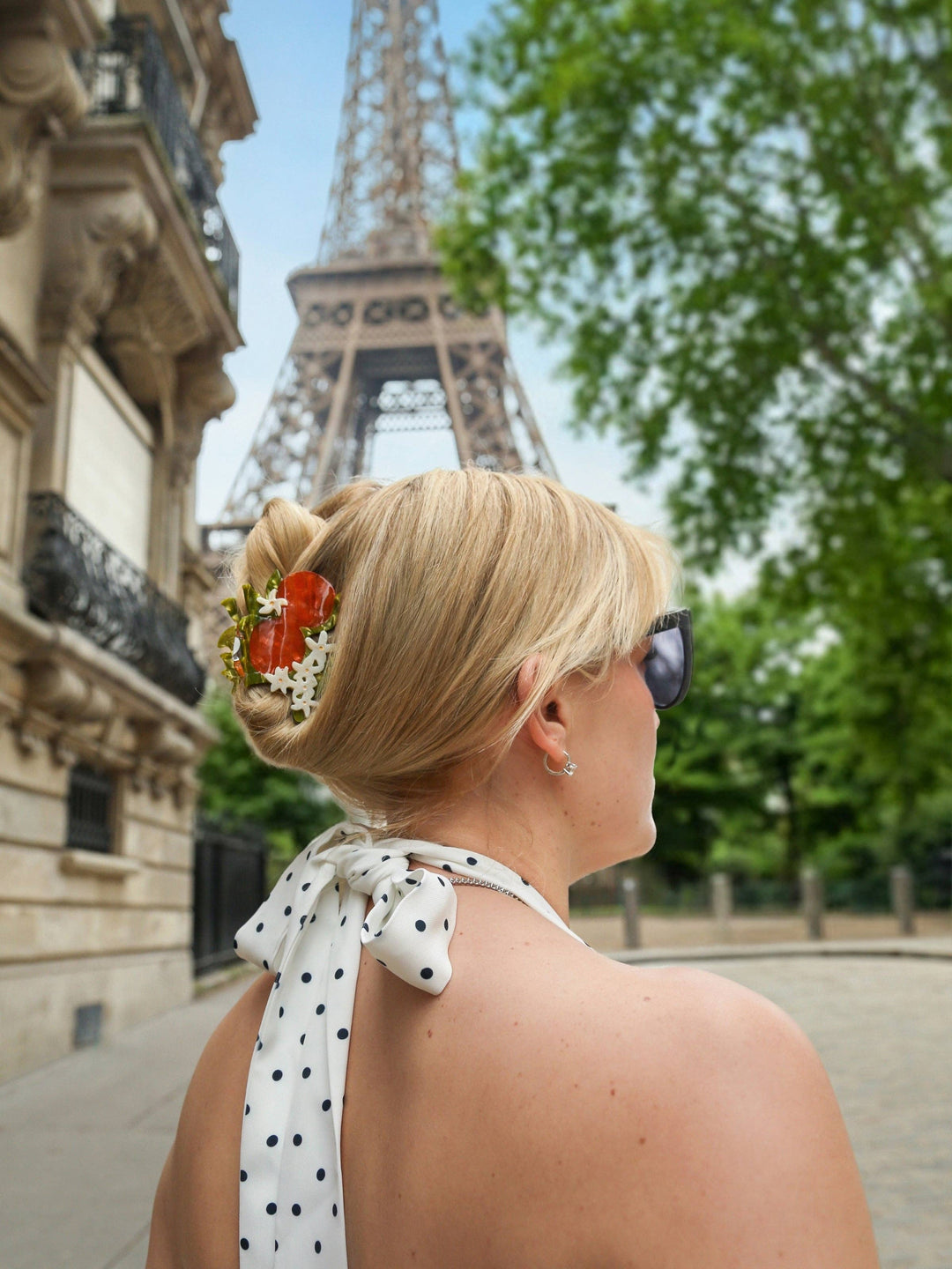 Orange Blossom Hair Clip