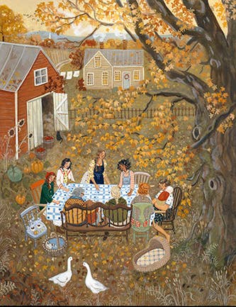 The Quilting Bee Art Print