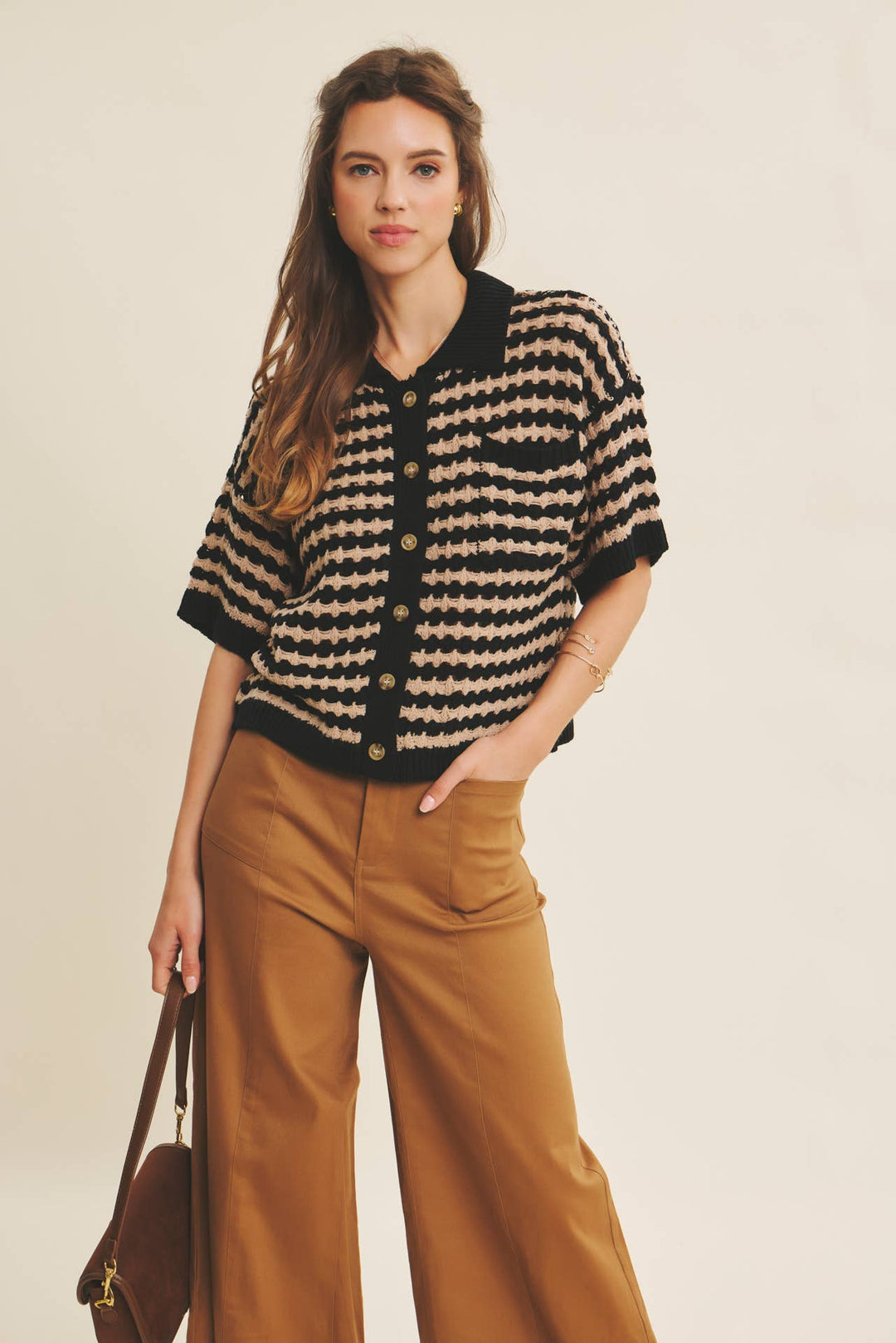 Everyday Essential Stretchy Wide-Leg Pants -2 Colors