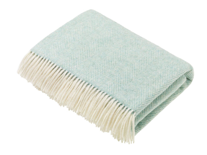 Herringbone Merino Lambswool Throw, 4 Colors