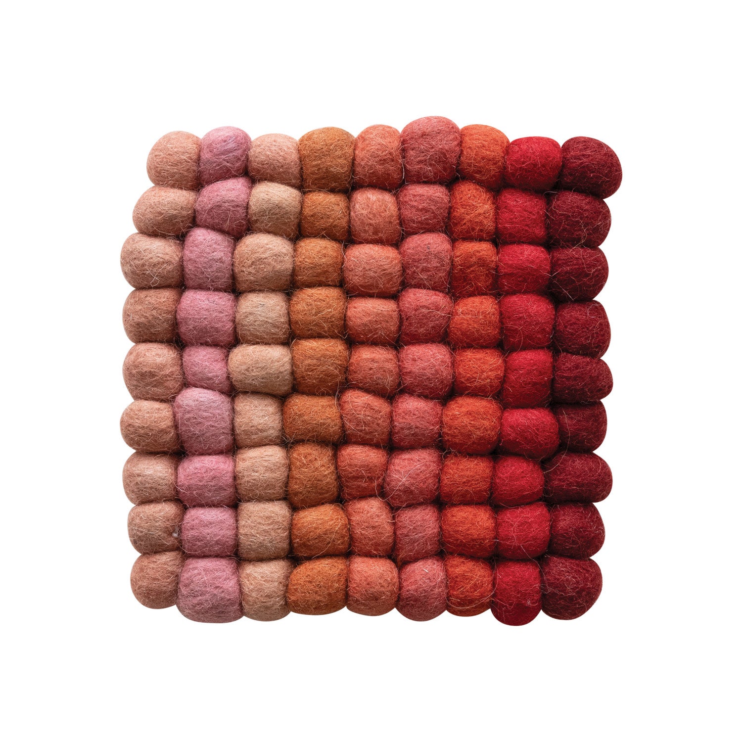 CCOI Wool Felt Ball Trivet