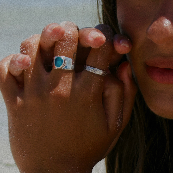Blue Sea Glass Band