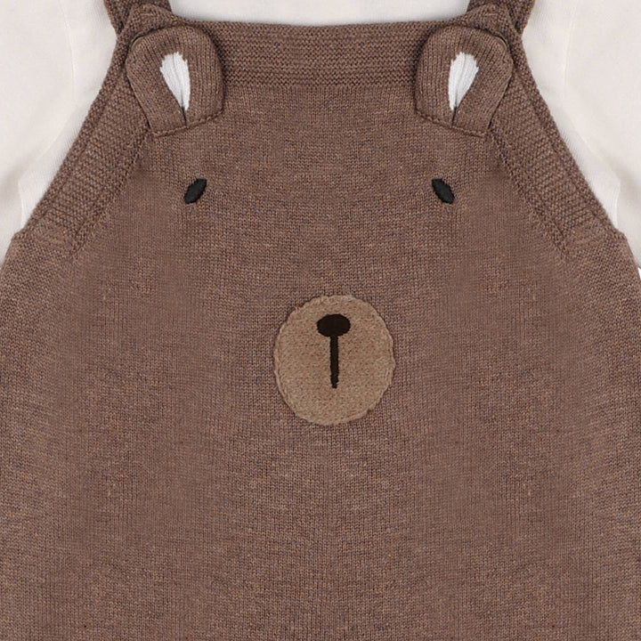 Baby Bear Overall & Bodysuit Set