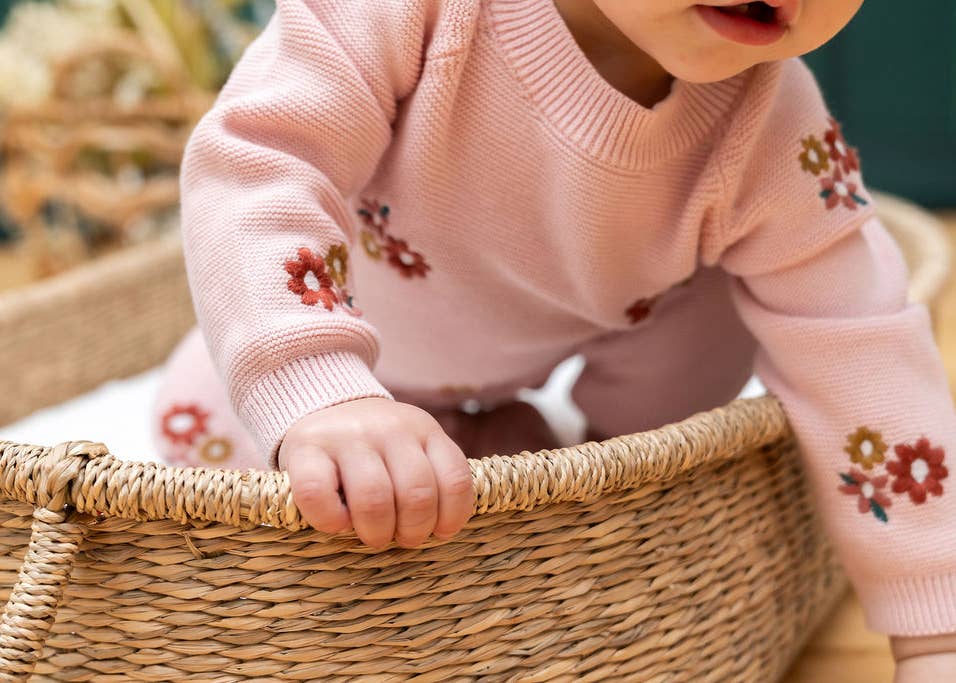 Floral Pink Baby Jumpsuit