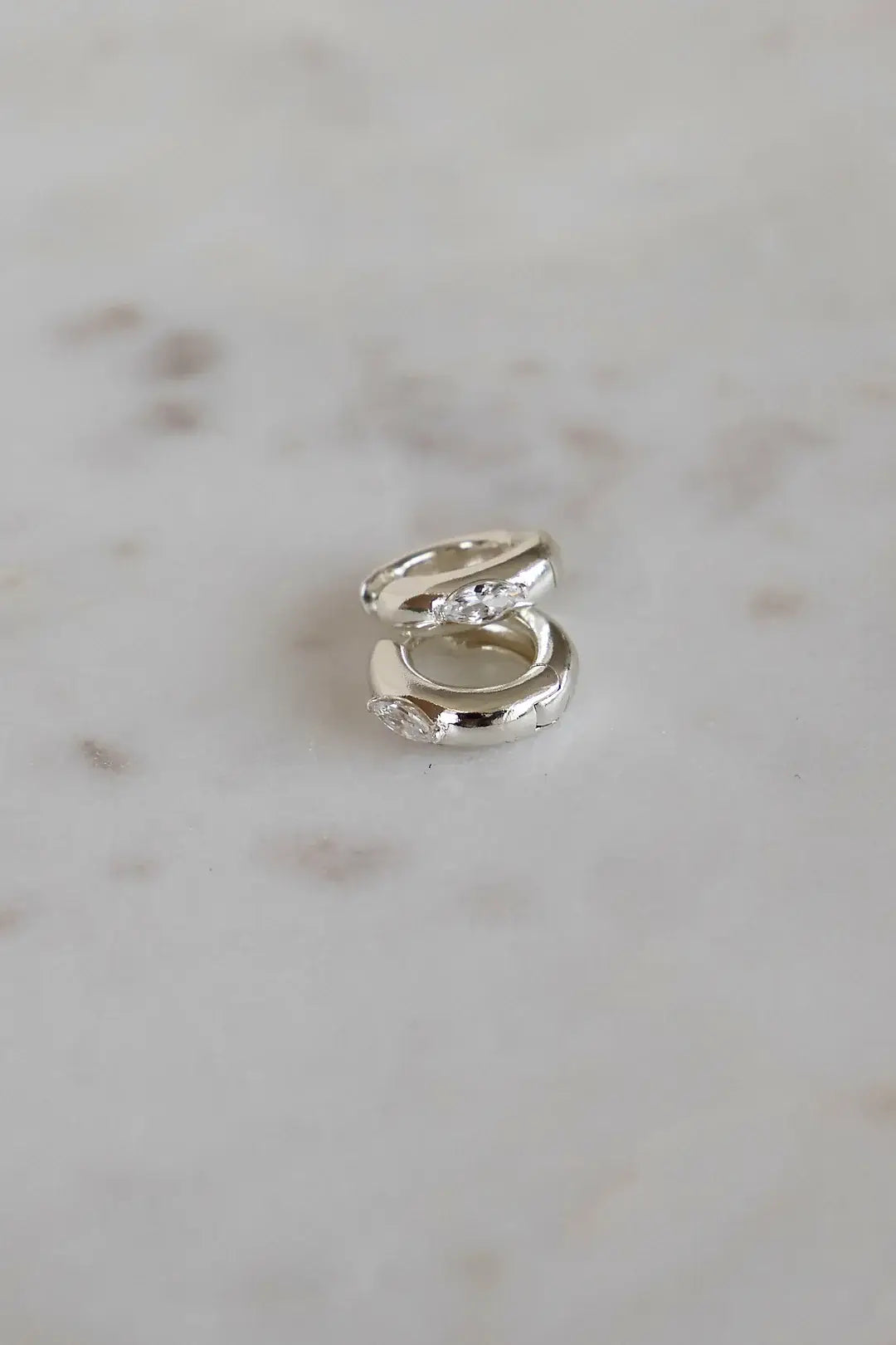 Aurum Silver Hoops