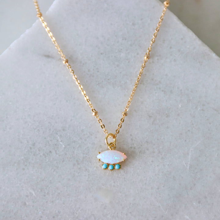 Opal and Turquoise Necklace