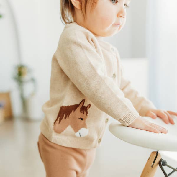 Horse Baby Cardigan