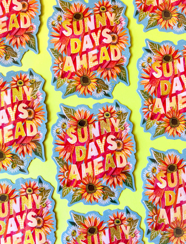 Sunny Days Ahead Sticker