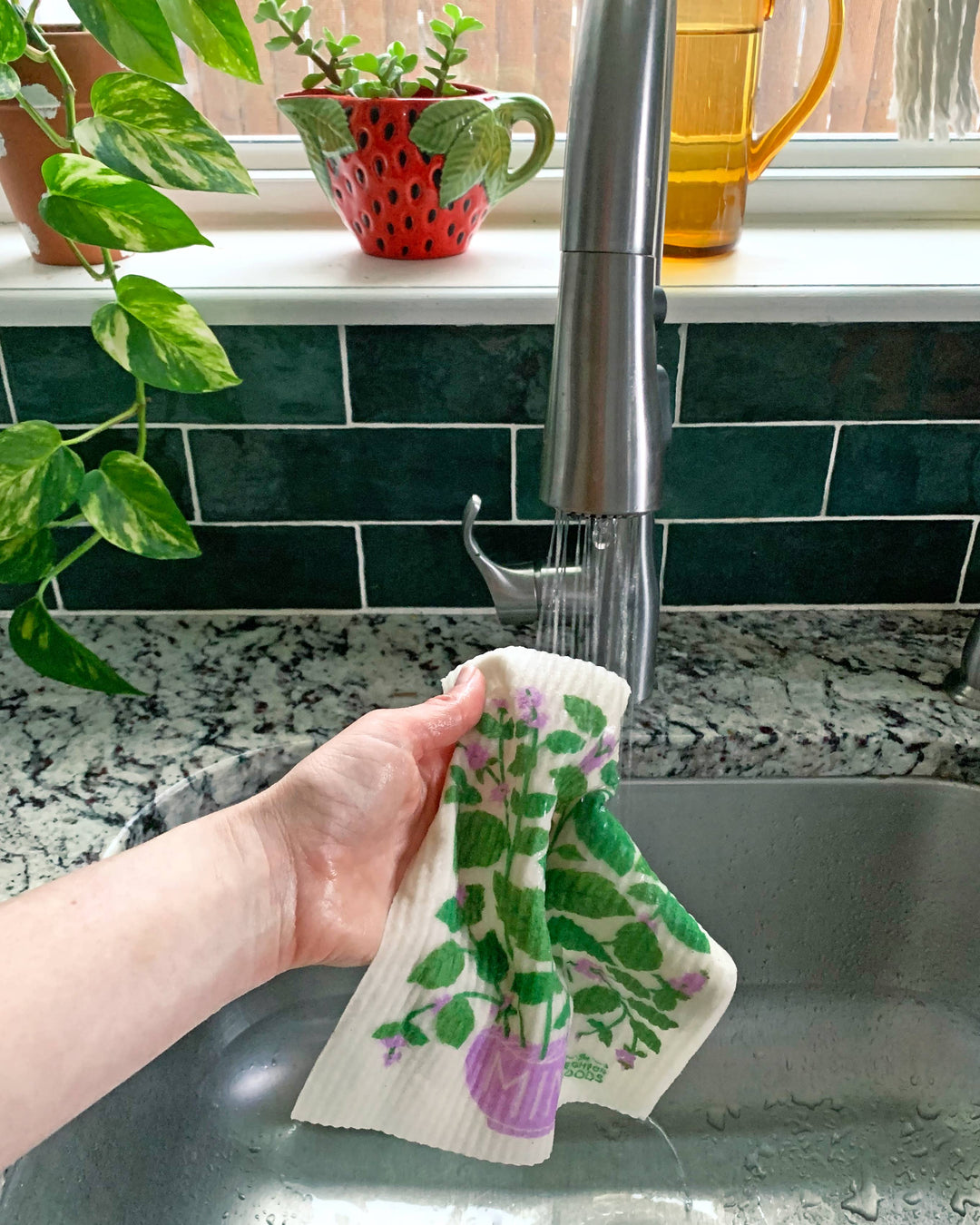 Mint Sponge Cloth