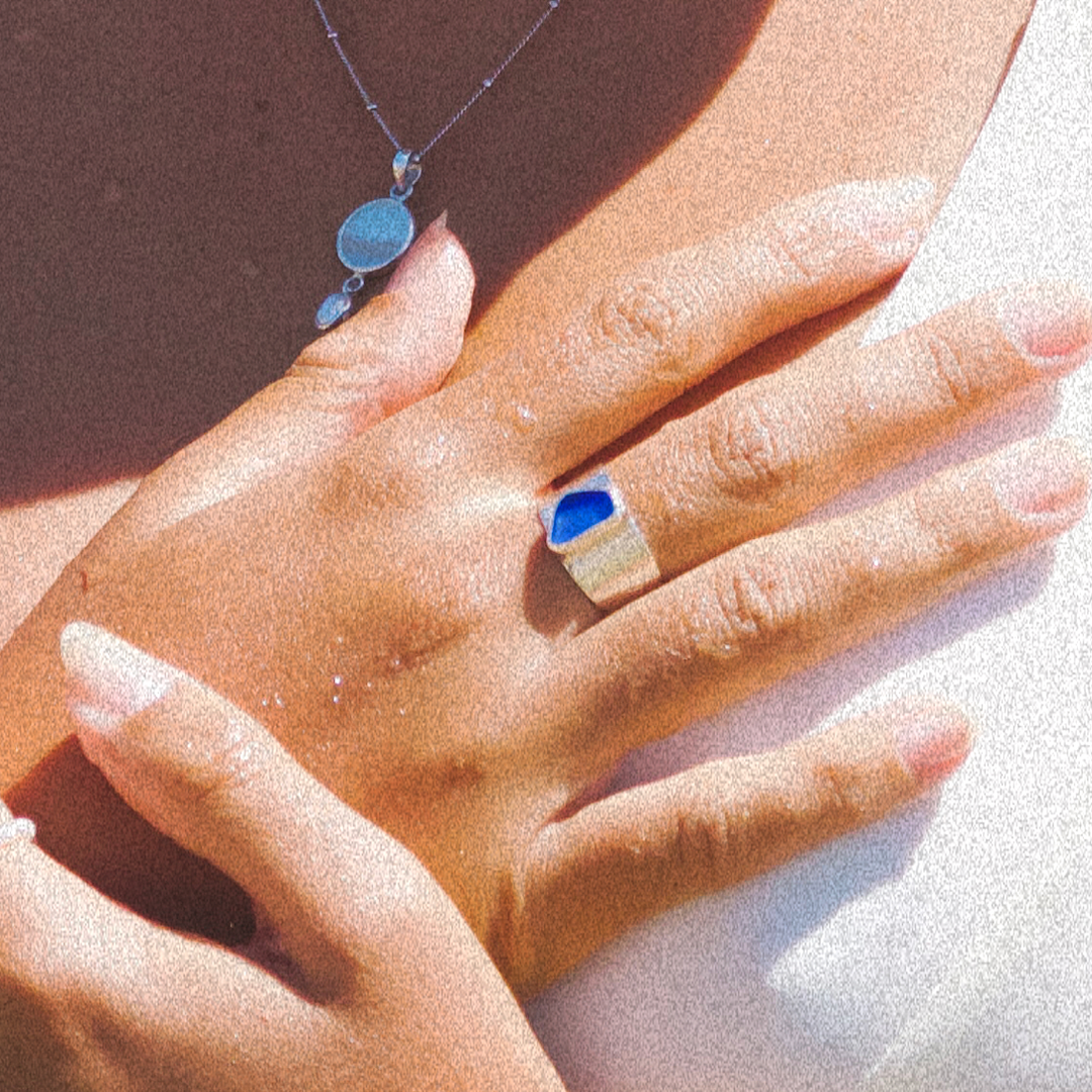 Blue Sea Glass Band