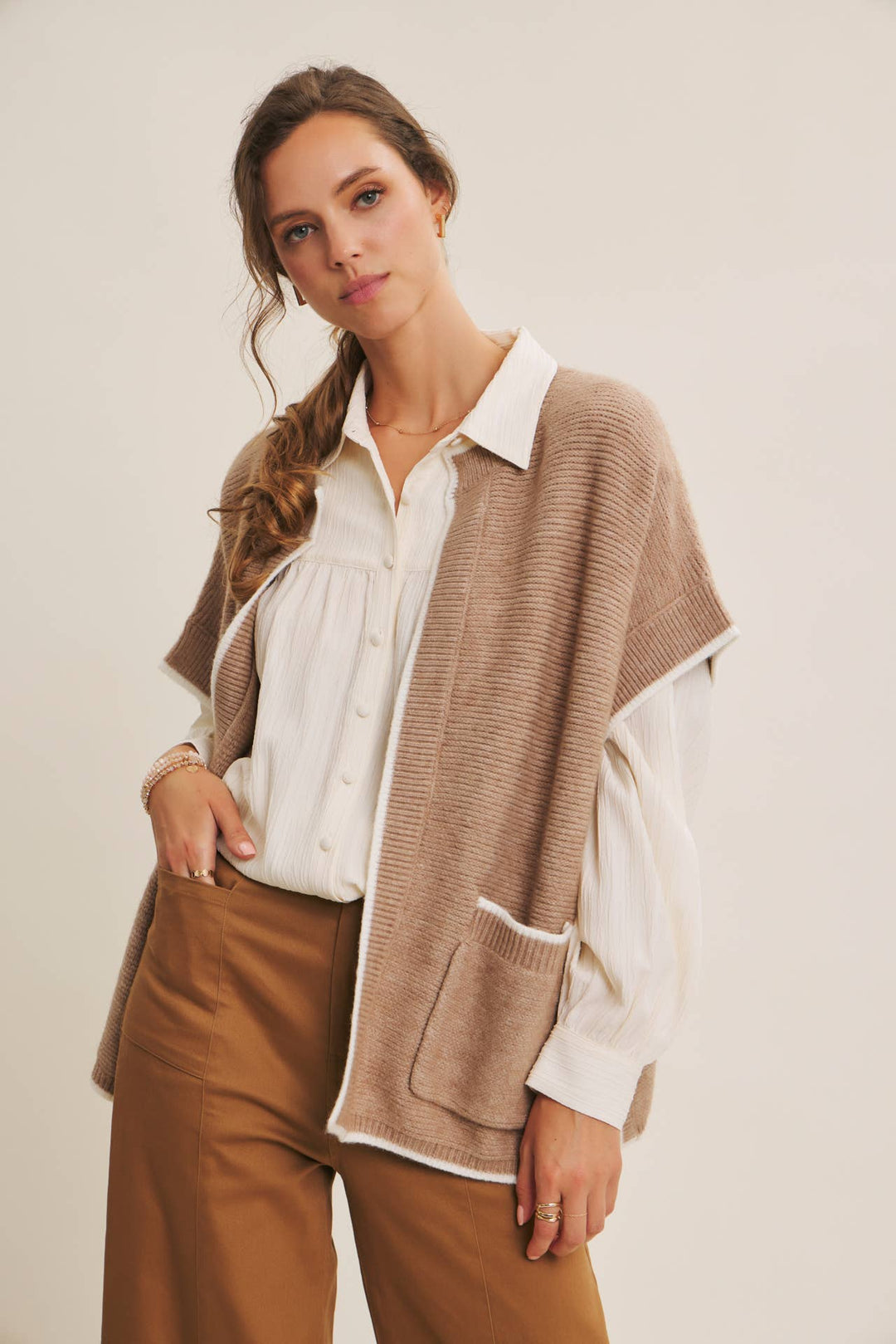 Everyday Essential Stretchy Wide-Leg Pants -2 Colors