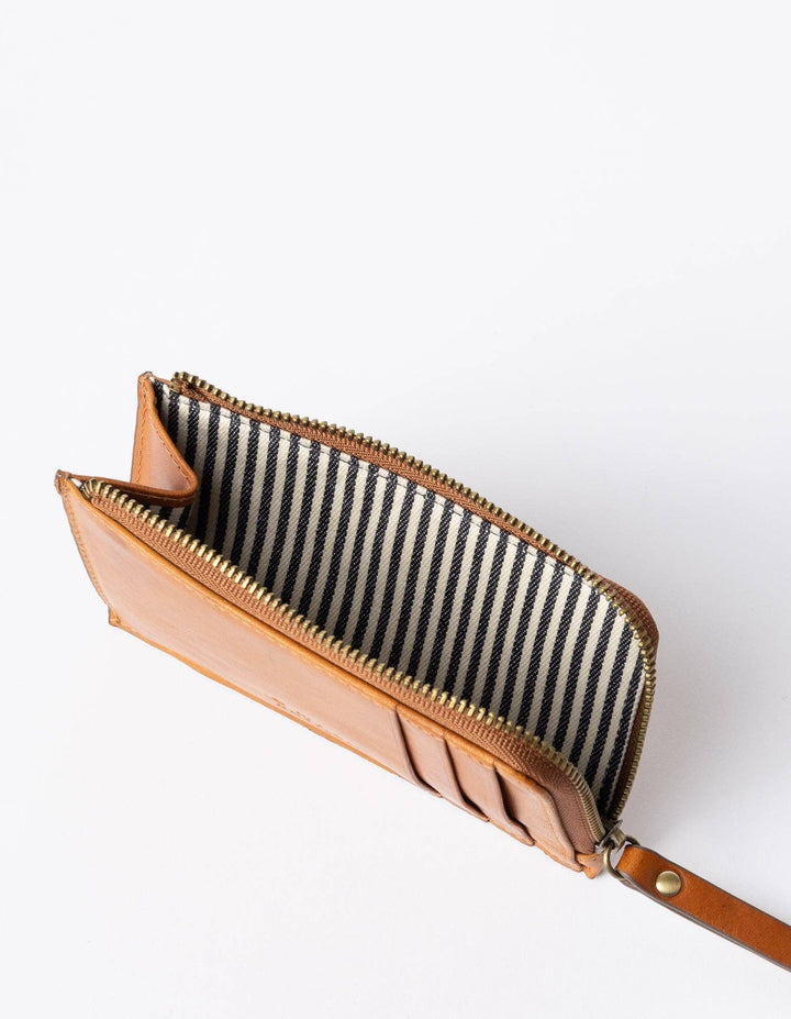 Lola Coin Purse, Cognac Classic Leather
