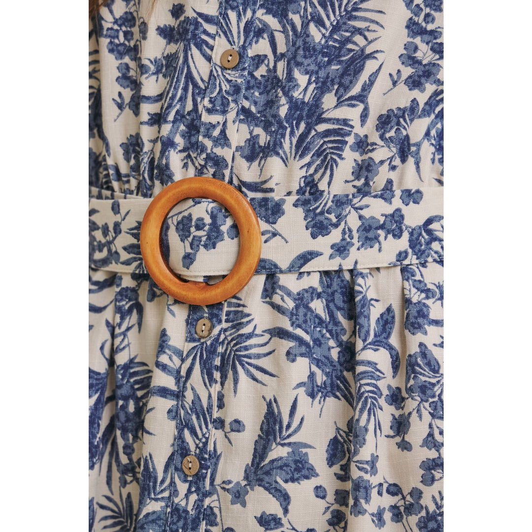 Vineyard Weekend Floral Mini Dress