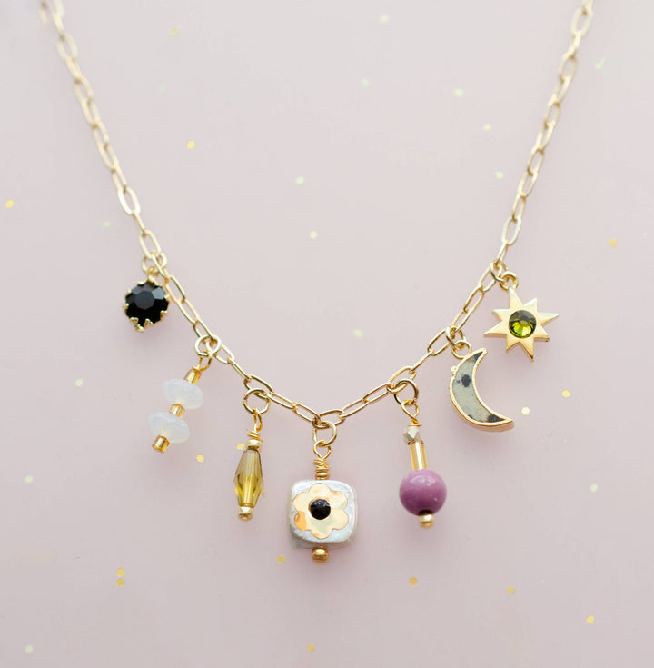Floret Dainty Charm Necklace