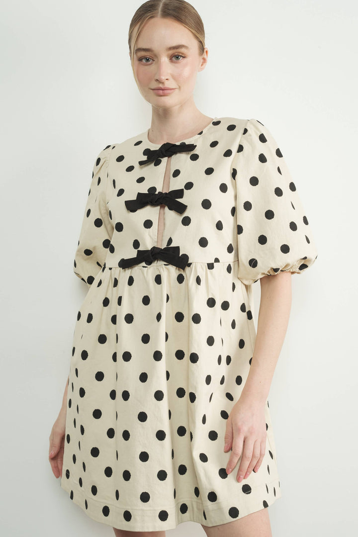Polka Dot Babydoll Dress