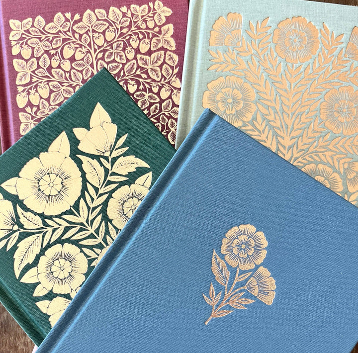Foil Stamped Linen Journal